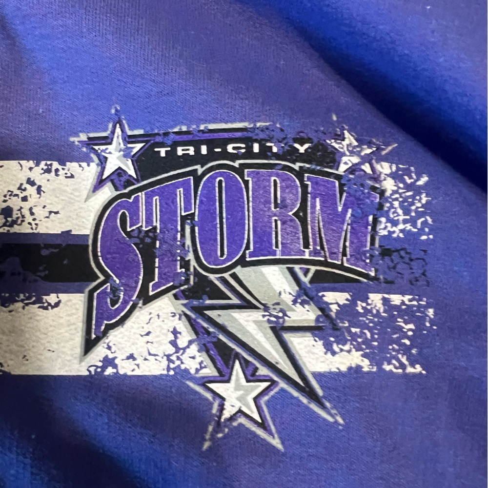 Gildan Purple and Black Women's Hoodie - Picture 2 of 4